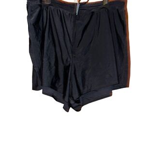 New Cacique lane Bryant black swim shorts plus size 22 swim bottoms